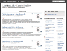 Tablet Screenshot of linkfeed.dk